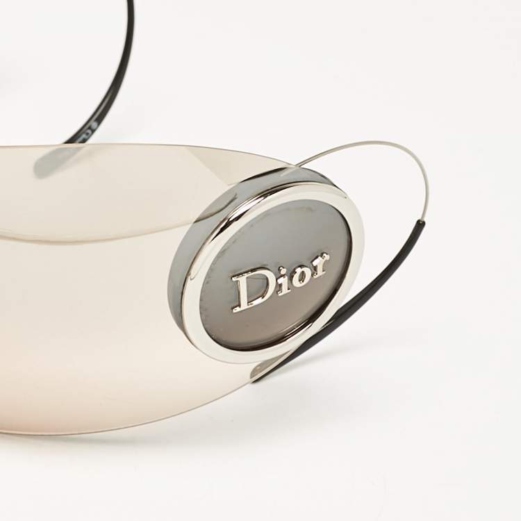 Pre Owned Dior Brown Gradient Sport 1 Shield Sunglasses with Retractable Arms