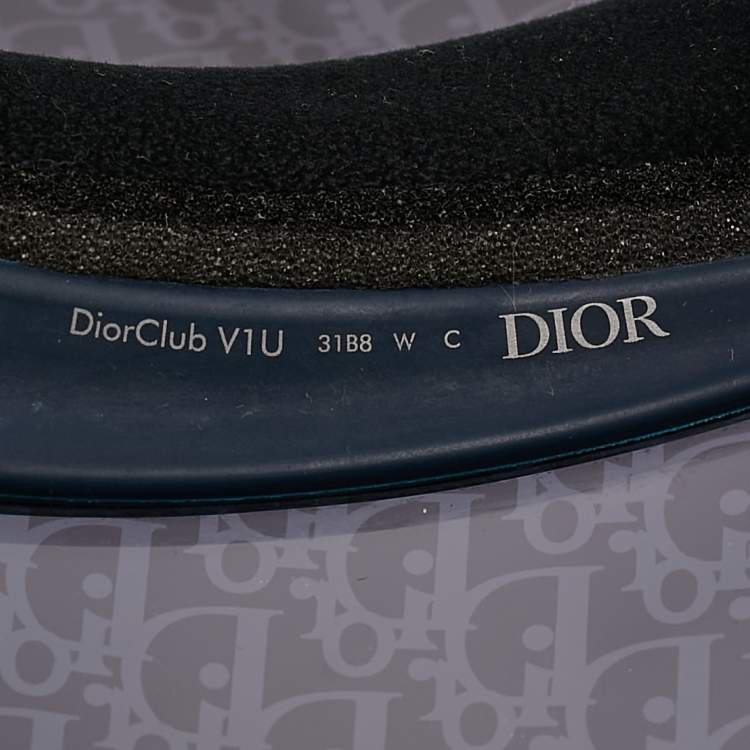 Pre Owned Dior Navy Blue Oblique Dior Club1 Visor