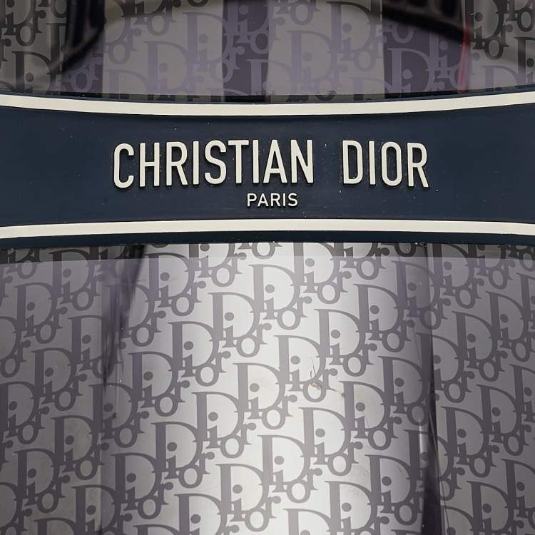 Pre Owned Dior Navy Blue Oblique Dior Club1 Visor