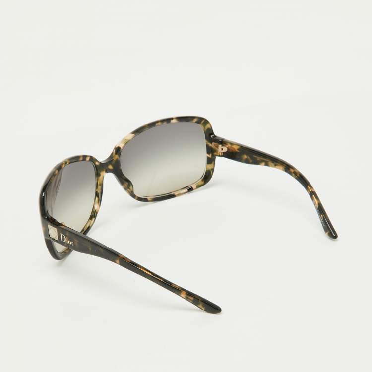 Pre Owned Dior Tortoise Shell/Grey Gradient Mini1 Oversized Sunglasses