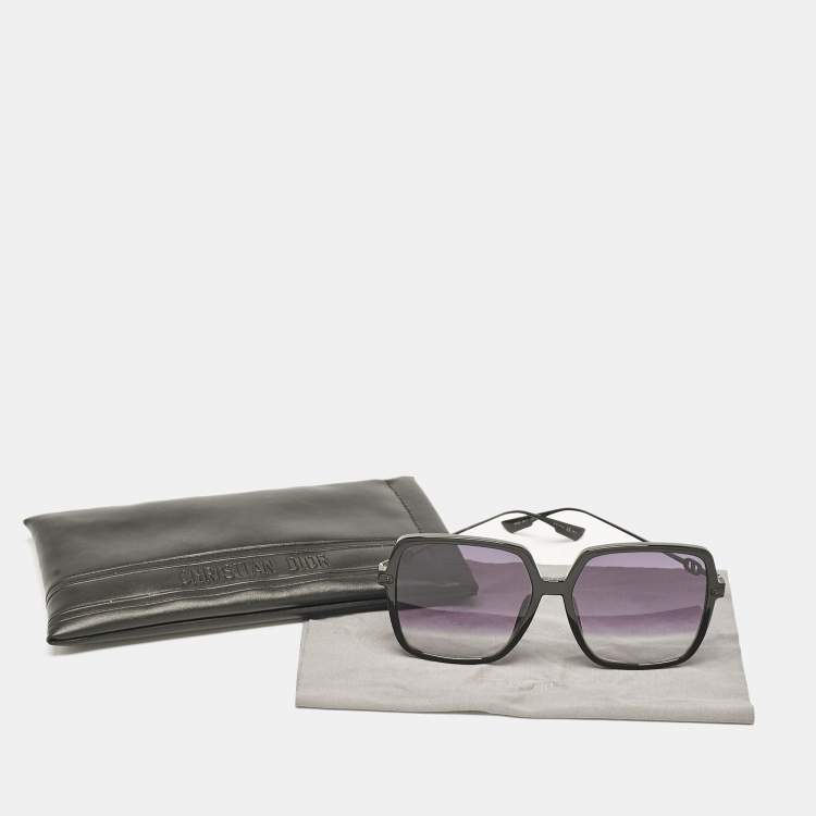 Pre Owned Dior Link1 Black Gradient Square Sunglasses