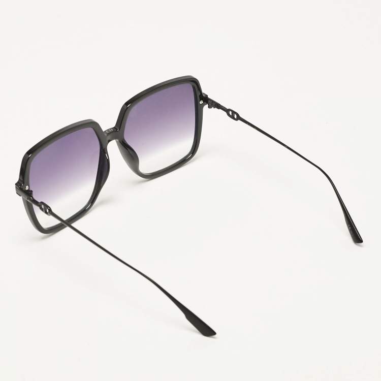 Pre Owned Dior Link1 Black Gradient Square Sunglasses