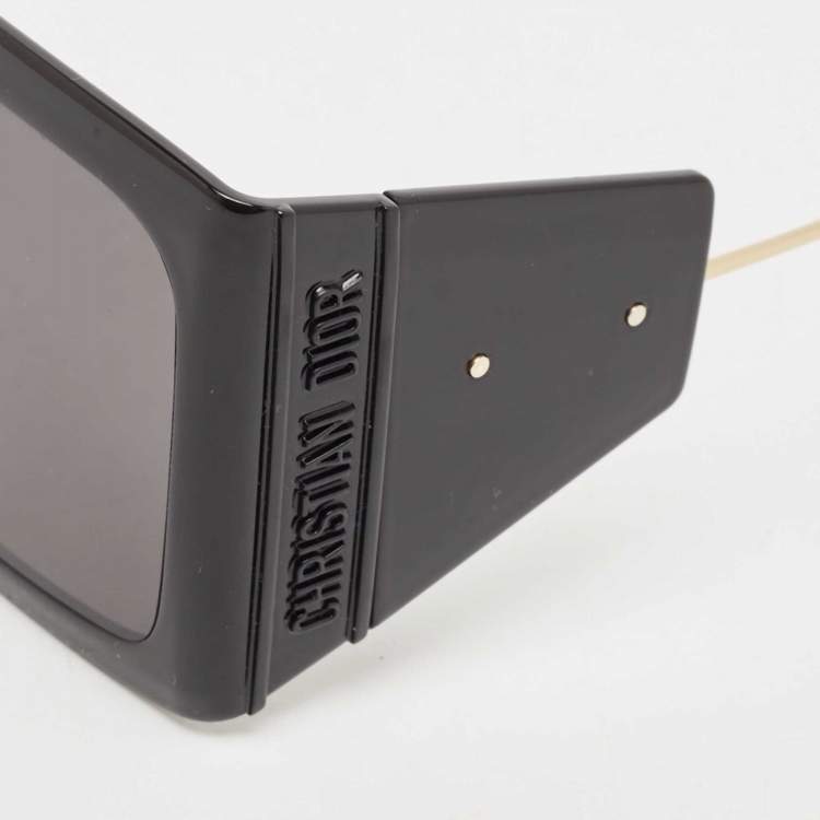 Pre Owned Dior Black DiorSolar S1U Square Sunglasses