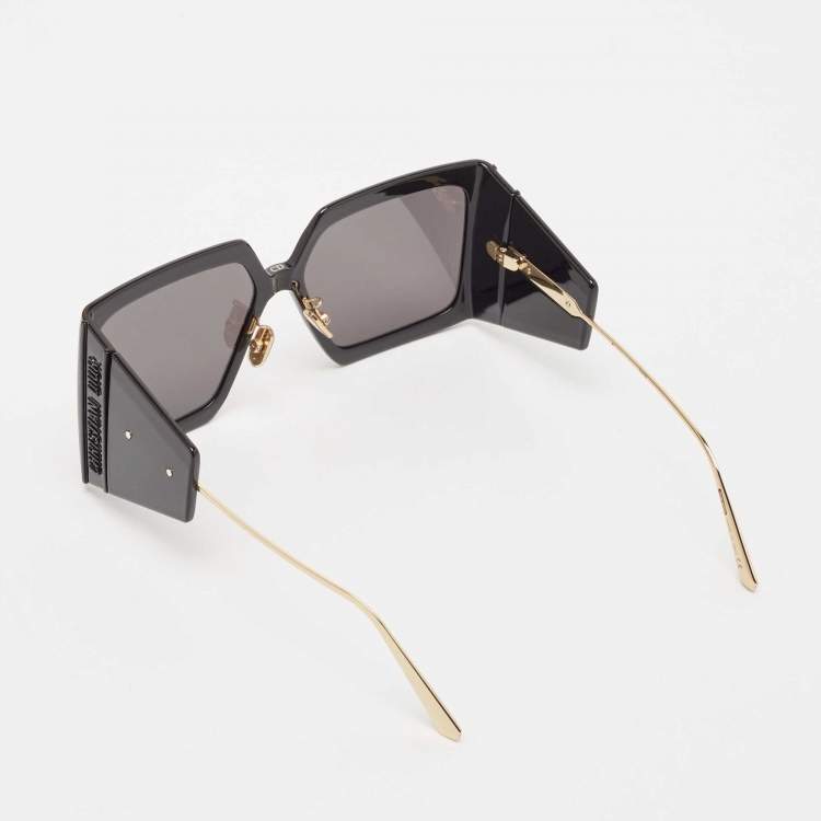 Pre Owned Dior Black DiorSolar S1U Square Sunglasses