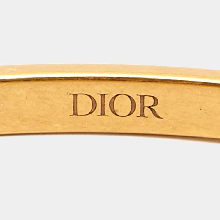 Pre Owned Dior J'adior Gold Tone Collar Necklace