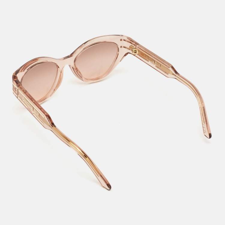 Pre Owned Dior Brown Gradient DiorSignature B71 Butterfly Sunglasses