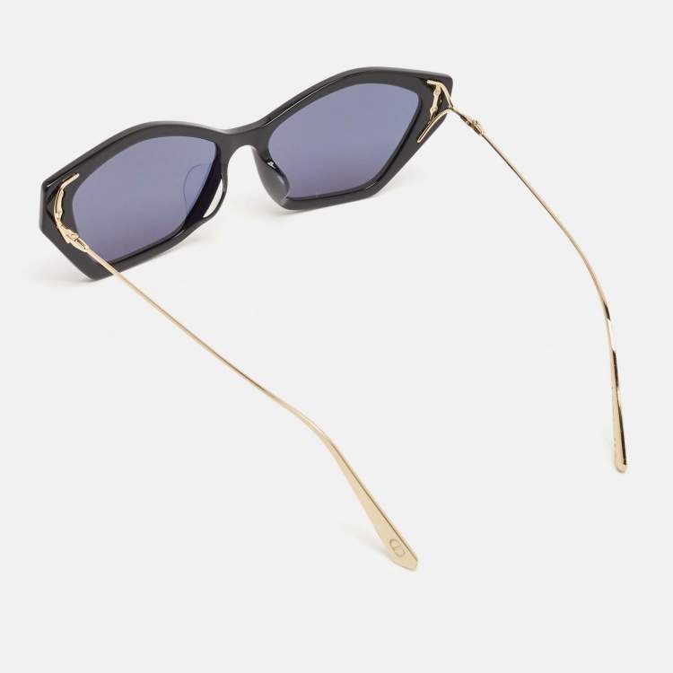 Pre Owned Dior Black/Gold MissDior S1U Cat Eye Sunglasses