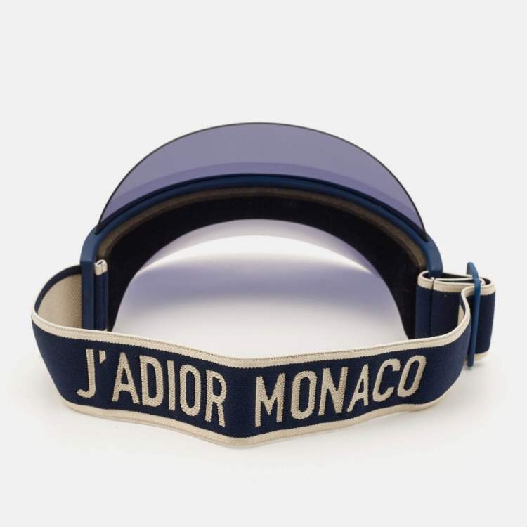 Pre Owned Dior Navy Blue Dior Club V1U Sun Visor