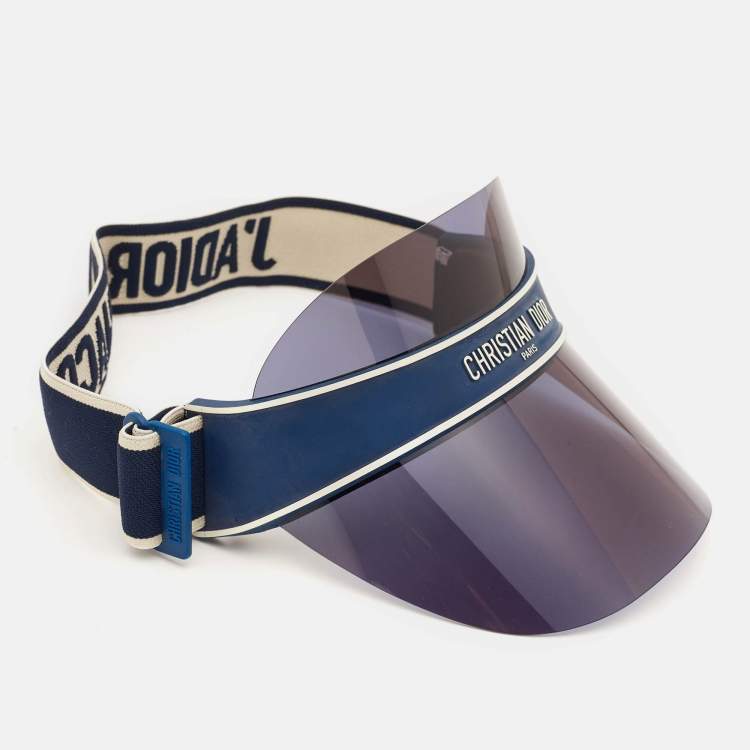 Pre Owned Dior Navy Blue Dior Club V1U Sun Visor