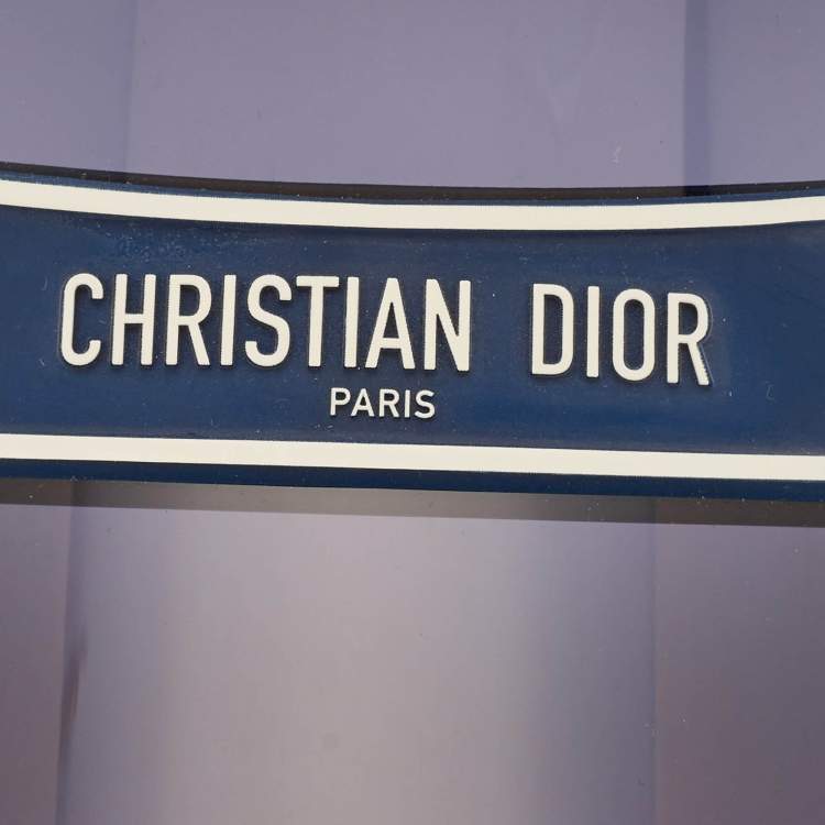 Pre Owned Dior Navy Blue Dior Club V1U Sun Visor