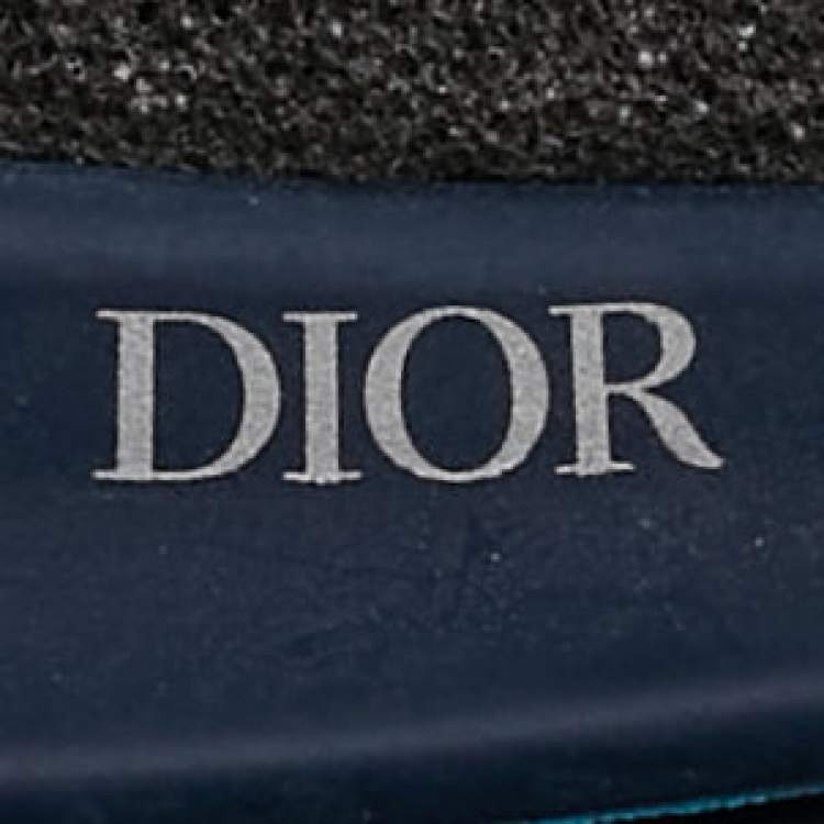 Pre Owned Dior Navy Blue Oblique Dior Club1 Visor