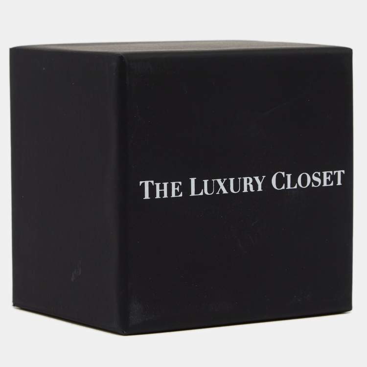 Pre Owned Dior CD Danseuse Etoile Gold Tone Choker Necklace