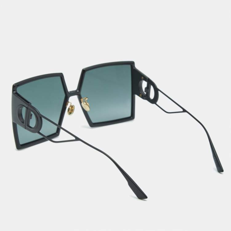 Pre Owned Dior Black 8071I 30 Montaigne Square Sunglasses