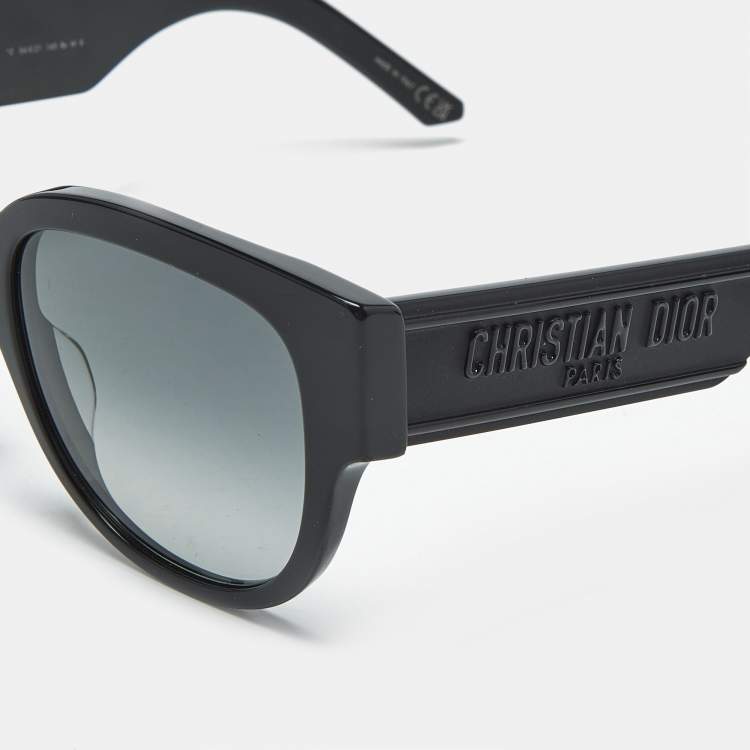 Pre Owned Dior Black Gradient 10A1 Wildior BU Butterfly Sunglasses