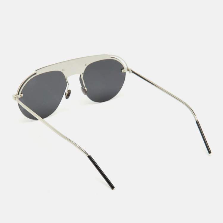 مملوكة مسبقًا Dior Black/Silver Revolution Pilot Aviator Sunglasses