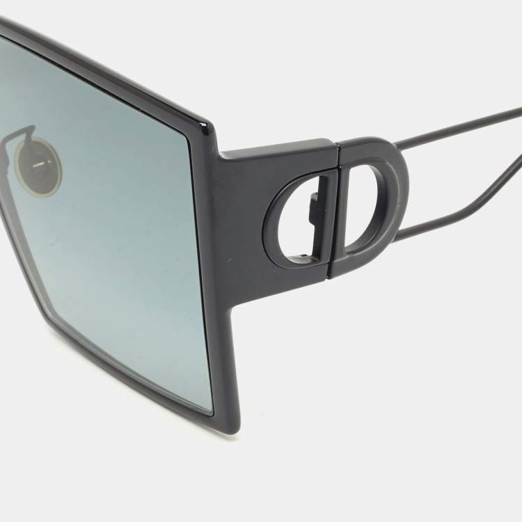 Pre Owned Dior Black 8071 30 Montaigne Oversized Sunglasses