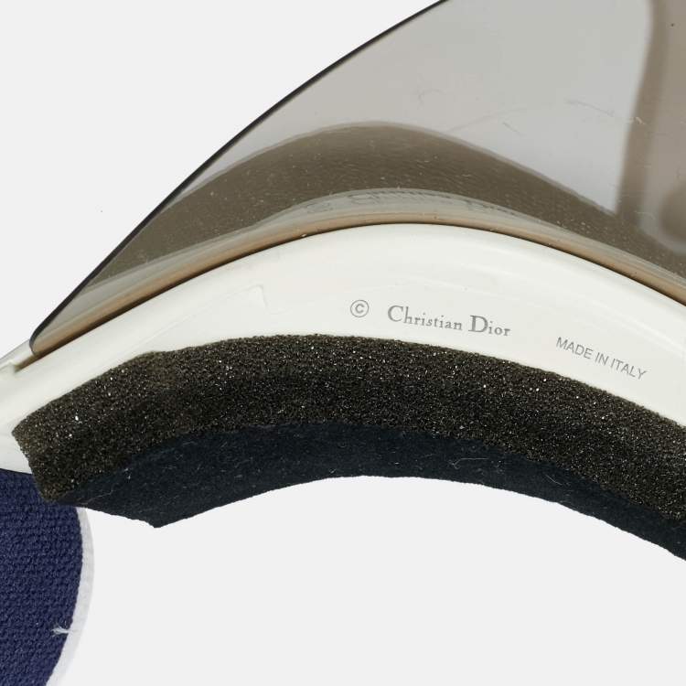 Pre Owned Christian Dior Grey DiorClub1 Visor