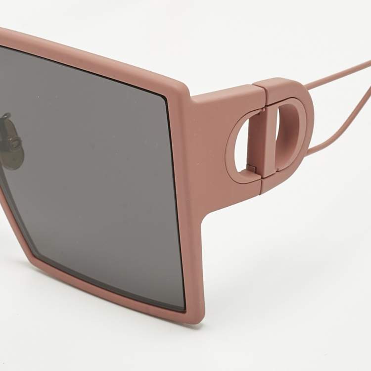 Pre Owned Dior Pink/Black 41A0 30 Montaigne Square Sunglasses 