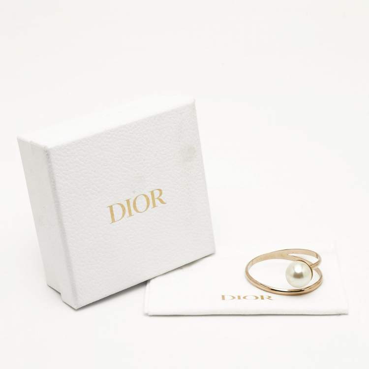 Pre Owned Dior UltraDior  Faux Pear Gold Tonel Bracelet