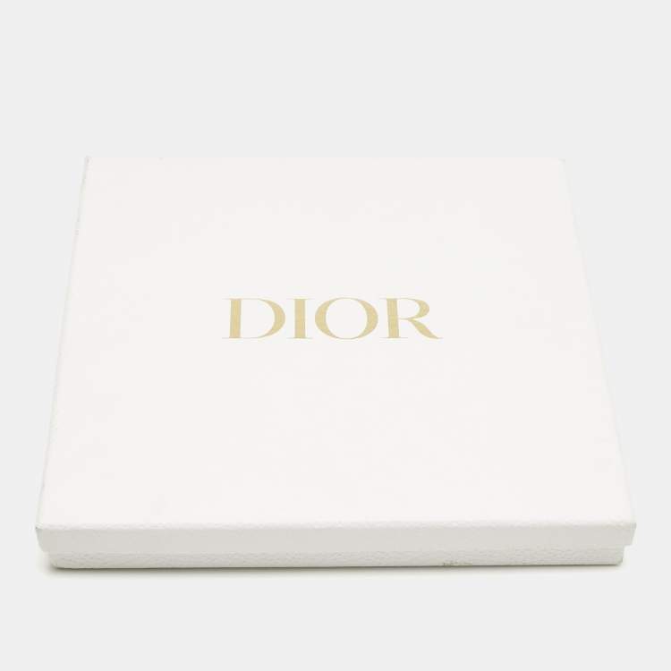 Pre Owned Christian Dior Black Logo Detail Linen Beret Cap One Size 