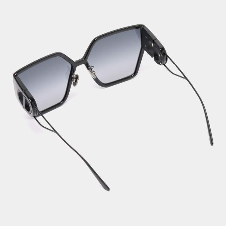 Pre Owned Dior Black 14A1 30 Montaigne Square Sunglasses