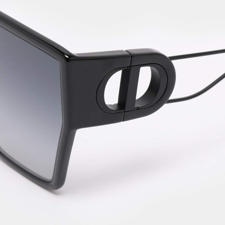Pre Owned Dior Black 14A1 30 Montaigne Square Sunglasses