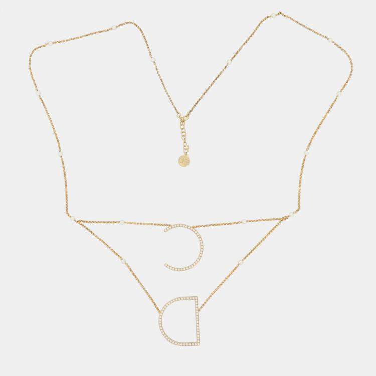 Pre Owned Dior Your Dior Pearl Long Necklace