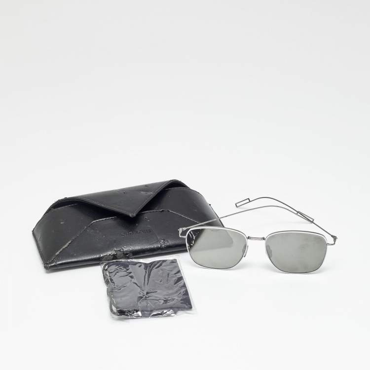 Pre Owned Dior Grey/Silver Tone Mirrored COMPOSIT 1.1 B3O0T Wayfarer Sunglasses