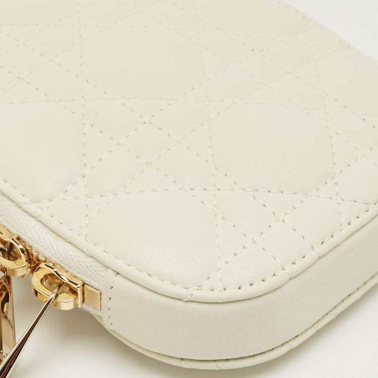 مملوكة مسبقًا حامل هاتف ديور ليدي ديور كال إن كاناج جلد أزرق