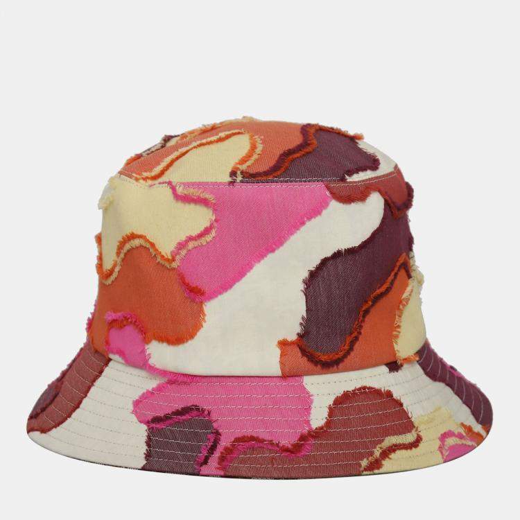 Pre Owned Dior Multicolor Camouflage Bucket Hat