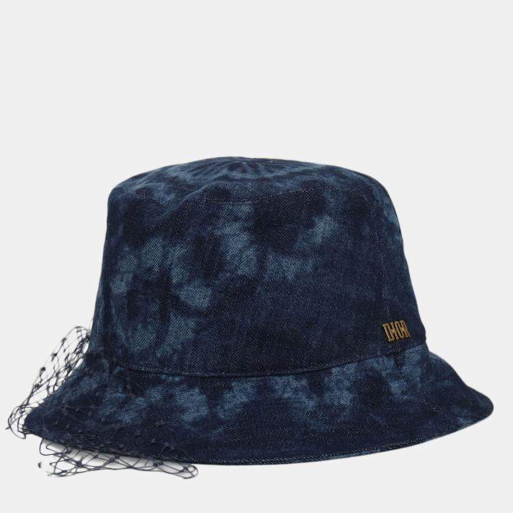 Pre Owned Dior Tie-Dye Veil Bucket Hat