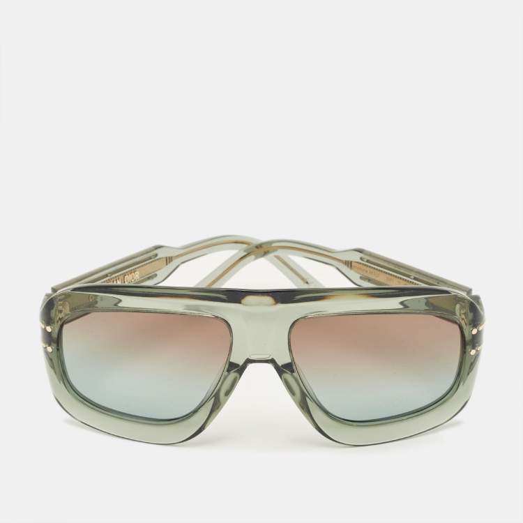 مملوكة مسبقًا Dior Green Gradient DiorSignature M1U 55F2 Sunglasses