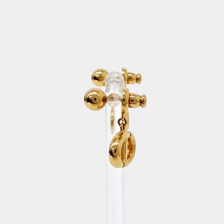 Pre Owned Dior Gold Plated Metal earrings