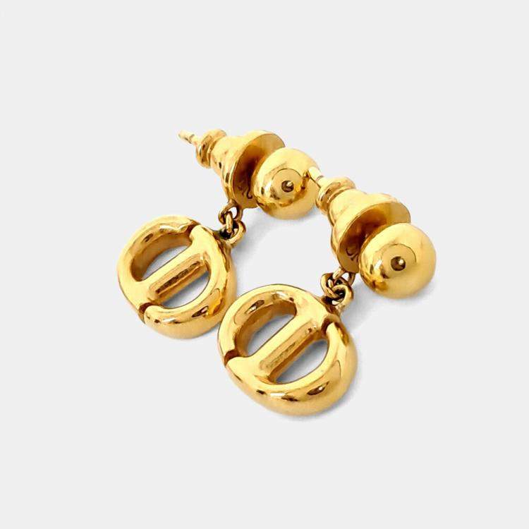 مملوكة مسبقًا Dior Gold Plated earrings