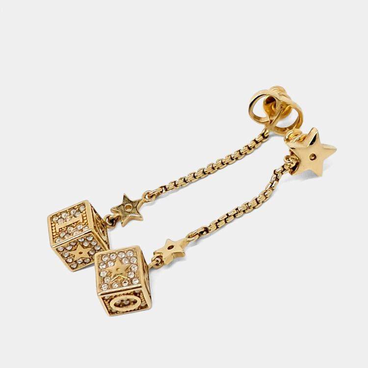 Pre Owned Dior Gold Plated earrings