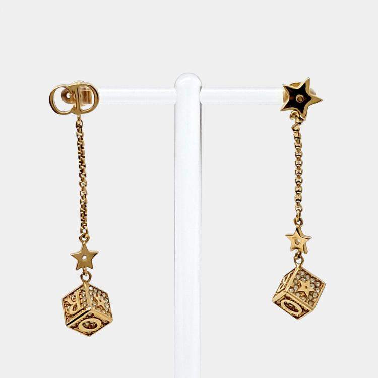 Pre Owned Dior Gold Plated earrings