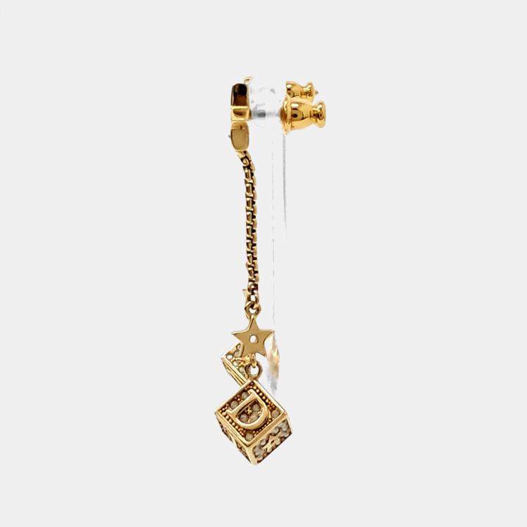 Pre Owned Dior Gold Plated earrings