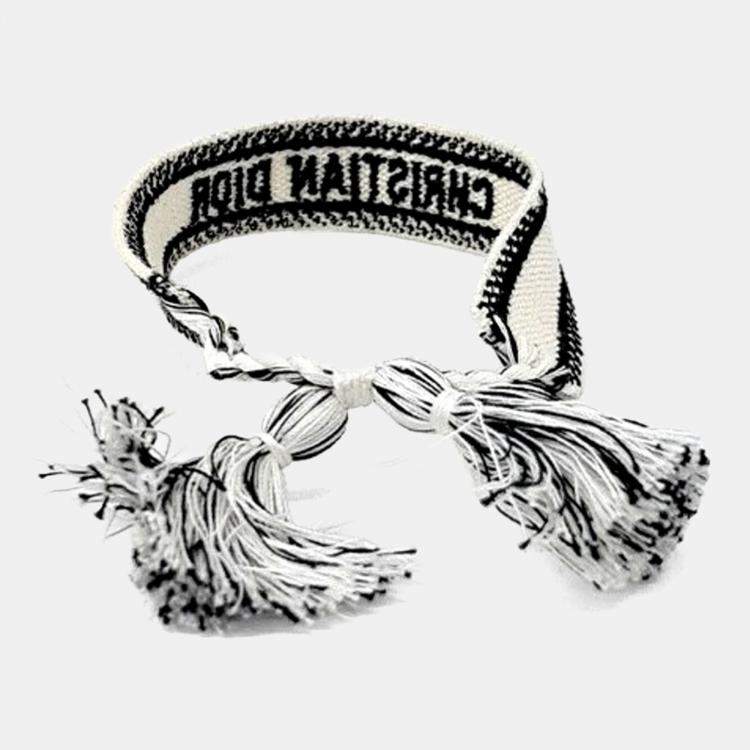 Pre Owned Dior JaDior Black White Bracelet