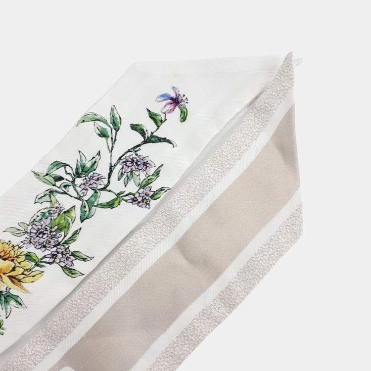 Pre Owned Dior Multicolor Silk Mitzah Bandeau