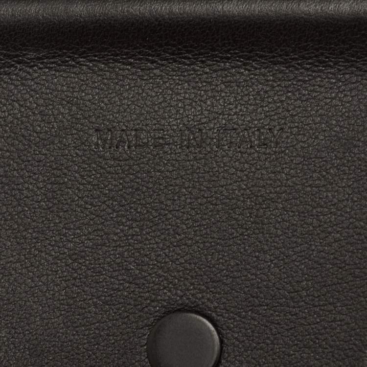 Pre Owned Dior Black/White Logo Canvas and Leather Bag Shoulder Strap