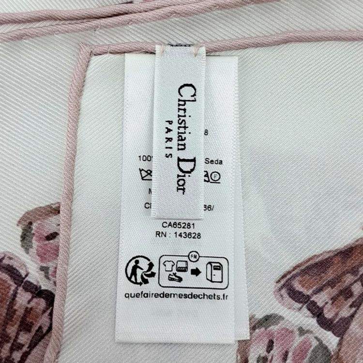 Pre Owned Dior Multicolor Silk scarf