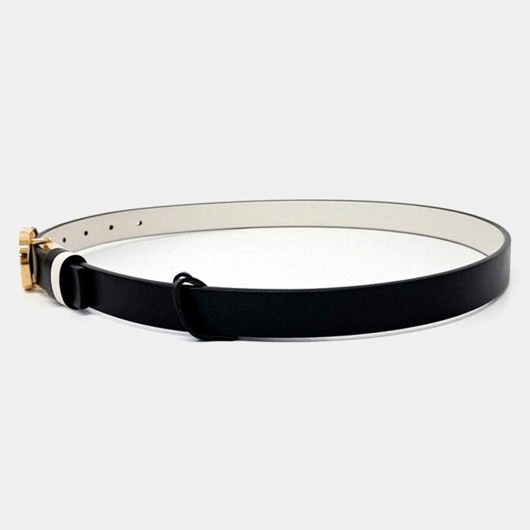 Pre Owned Dior Leather Reversible belt