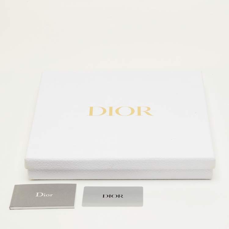 مملوكة مسبقًا Dior Black/Off White Embroidered Canvas and Leather Shoulder Bag Strap
