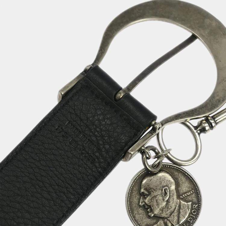 مملوكة مسبقًا حزام كريستيان ديور جلد أسود 95