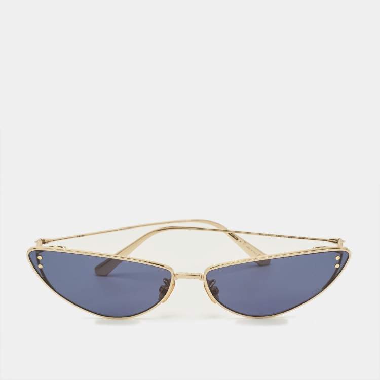 مملوكة مسبقًا Dior Blue/Gold Tone MissDior B1U Cat Eye Sunglasses