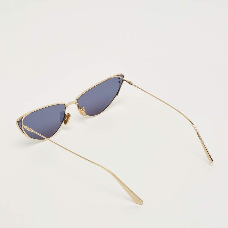 مملوكة مسبقًا Dior Blue/Gold Tone MissDior B1U Cat Eye Sunglasses