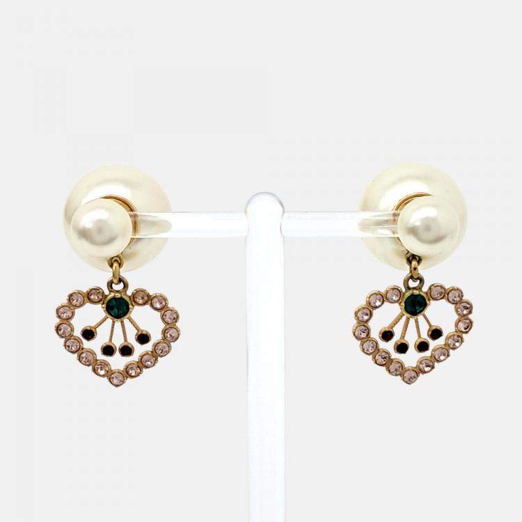 مملوكة مسب قًا Dior Metal Tribal Earrings