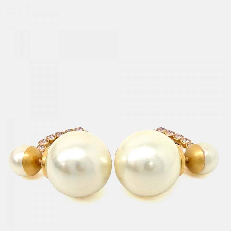 مملوكة مسبقًا Dior Metal Tribal Earrings