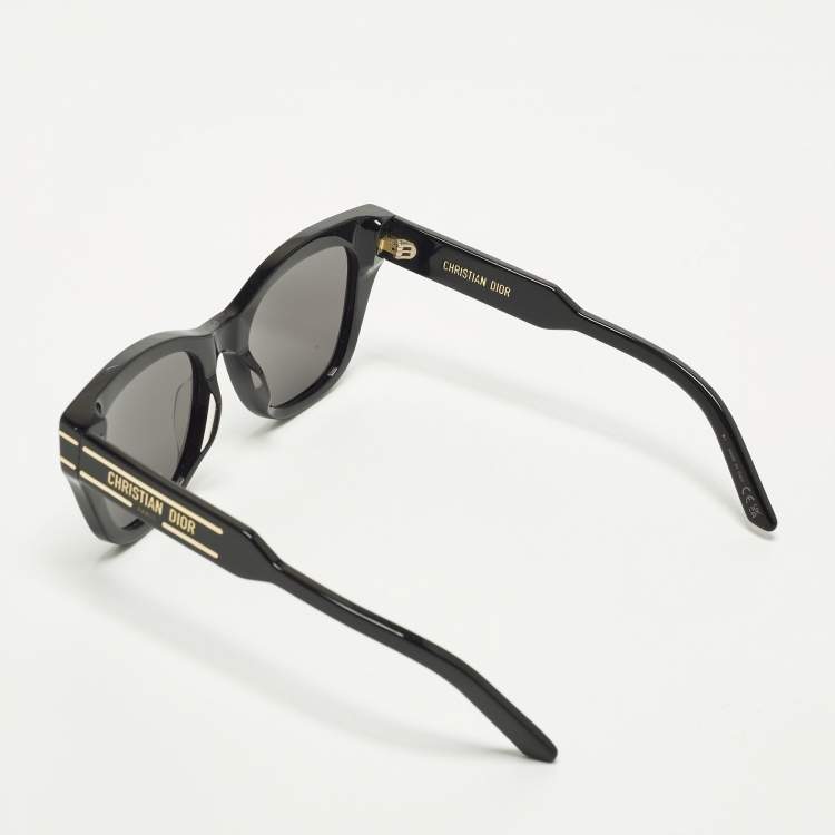 Pre Owned Dior Black Signature B41 Square Sunglasses