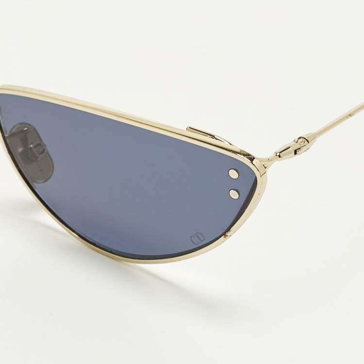 Pre Owned Dior Blue/Gold Tone MissDior B1U Cat Eye Sunglasses